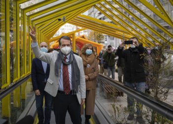 Vigo estrena las rampas de la Gran Vía: “Sabíamos que iba a ser excepcional pero esto supera nuestras previsiones”